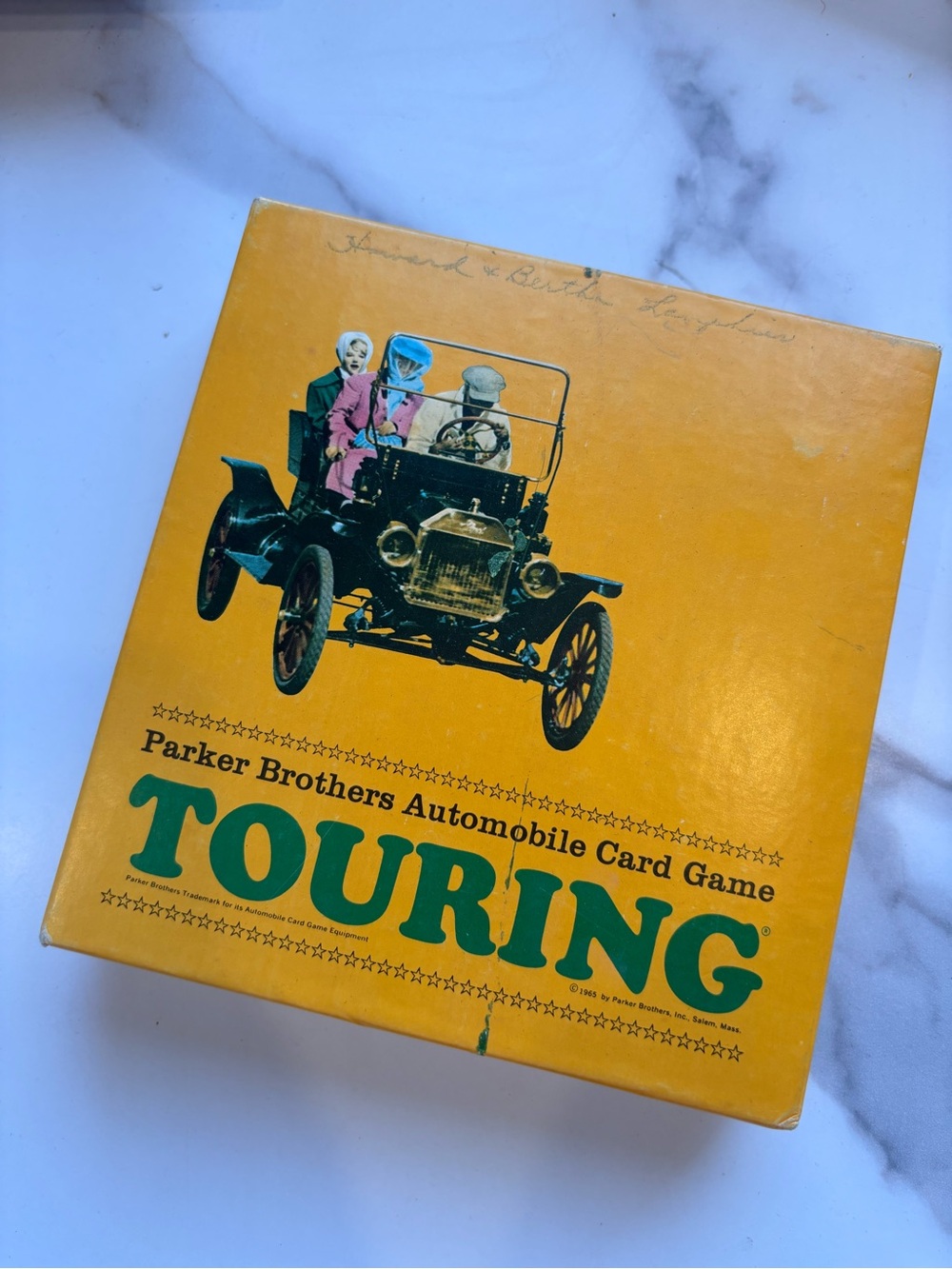 Touring Card Game - vintage